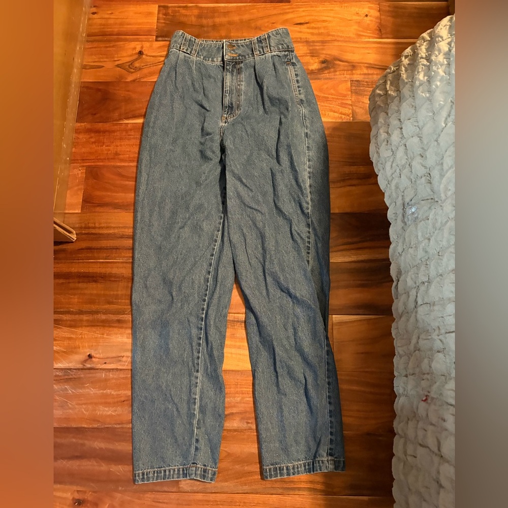We & Yak Women’s High-Waisted Straight Leg Jeans | Dark Wash (0320)